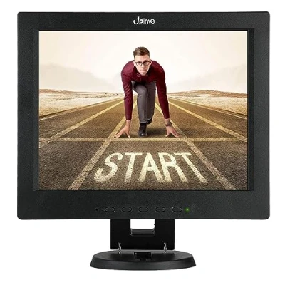 Immagine di Upinva 12 pollici monitor CCTV Display sicurezza Schermo telecamera di Multifunzione HDMI AV BNC VGA Ingresso interfaccia USB del computer Risoluzione 800x600