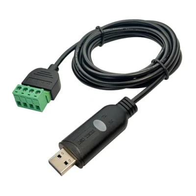 Immagine di DSD TECH Cavo da USB a RS485 SH U14 Chip FTDI integrato con morsettiera 1,8 M / 5,9FT