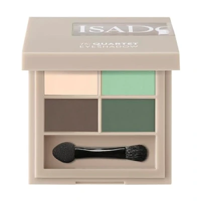 Immagine di IsaDora Palette di ombretti Quartet Eyeshadow per trucco impeccabile Vegano Splendido set con quattro 09 Pearls Allure