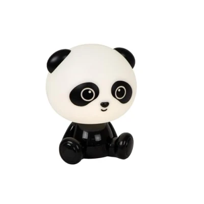 Immagine di Lucide Lampada da tavolo per bambini Dodo Panda, bianco/nero, dimmerabile, ABS