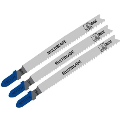 Immagine di Multiblade Lame per seghetto alternativo metallo, 100 mm, extra robuste, 3 pezzi