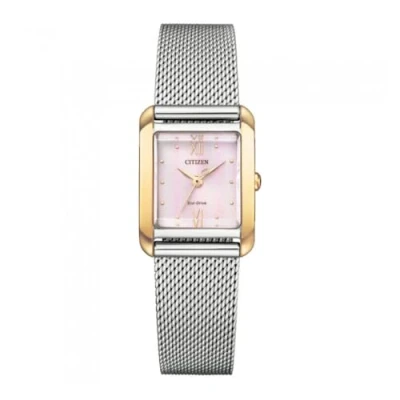 Immagine di Citizen Orologio Analogo al Quarzo Giapponese Donna con Cinturino in Acciaio Inossidabile EW5596 66X