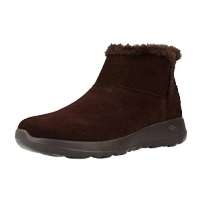 Immagine di Skechers On the go Joy Bundle Up, Stivaletti Donna, Marrone Chocolate Suede Chocolate, 37.5 EU