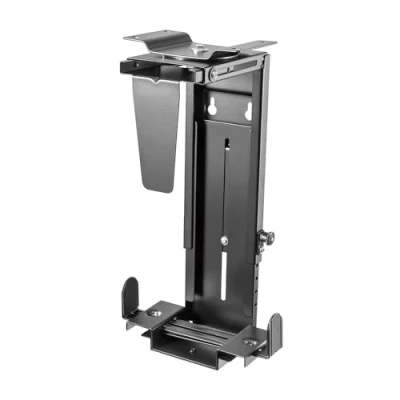 Immagine di AISENS MPC04 203 Supporto Girevole antifurto e Altezza Personalizzabile per CPU Montaggio da sotto scrivania o a Parete
