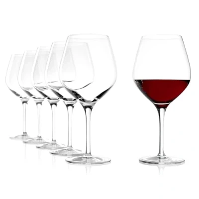 Immagine di Stölzle Lausitz bicchieri da vino rosso Exquisit 650ml I 6 bianco Set calici infrangibili lavabili in lavastoviglie Cristallo pregiato Alta qualità