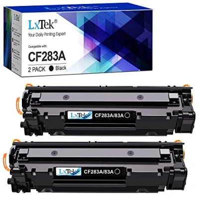 Immagine di LxTek Compatibili Cartucce di Toner Sostituzione per HP 83A CF283A LaserJet Pro M201dw M201n MFP M225dn M225dw M125a M125rnw M125nw M127fn M127fp M127fs M127fw (Nero, 2 Pack)