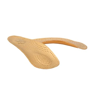 Immagine di Kaps Solette Ortotiche in Pelle 3/4 con supporto per Arco Longitudinale e Trasversale, Inserti Ortopedici Scarpe Uomo Donna, Bolero (42 EUR)