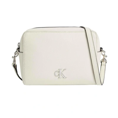 Immagine di Calvin Klein Minimal Monogram Camera Bag K60K612719, Borsa a Tracolla Donna, Grigio (Birch), OS
