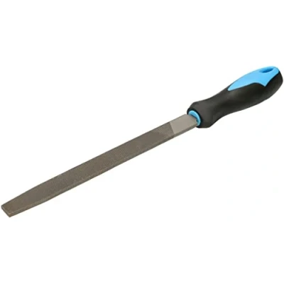 Immagine di KOTARBAU® lima piatta da officina 200 mm per metallo con impugnatura profilata,