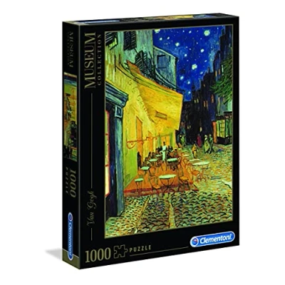 Immagine di Clementoni Van Gogh Esterno di caffè Notte Museum Collection Puzzle, Colore Neutro, 1000 Pezzi, 31470