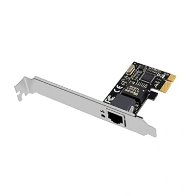 Immagine di DriverGenius 1 Port Dual Profile PCI Express PCIe Gigabit Network Server Adapter NIC Card