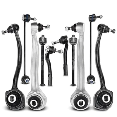 Immagine di Frankberg 10x Braccio di comando testa tirante Asta accoppiamento Anteriore Compatibile con C Klasse W203 1.8L 5.4L 2000 2007 CLK C209 A209 6.2L 2002 2010 Sostituisci# 2033303411