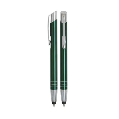 Immagine di WPRO Toccara Set di 2 penne a sfera e penna in 1 Smartphone tablet sottile 3D Touch Screen pen verde