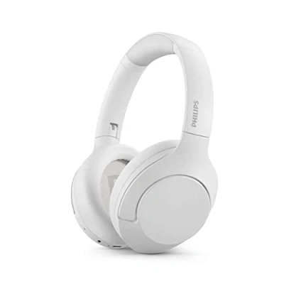 Immagine di PHILIPS TAH8506BK, Cuffie senza fili Con cancellazione del rumore, microfono, Bluetooth, 60 ore di attività, Bianco (White)