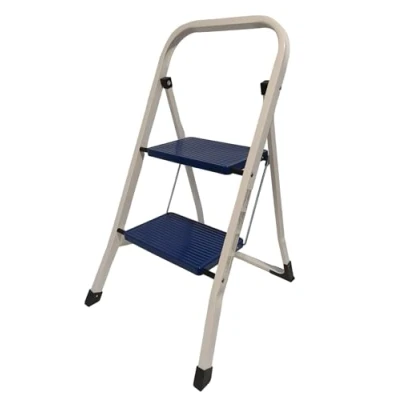 Immagine di NG NICCOLAI SGABELLO SCALA USO DOMESTICO 2 O 3 GRADINI BLU IN ACCIAIO PORTATA MAX 150 KG (2 GRADINI)