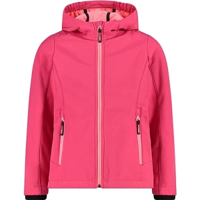 Immagine di CMP Giacca in Softshell da bambini con cappuccio fisso, Fuxia, 116