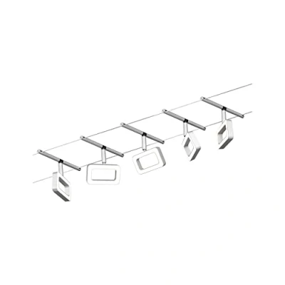 Immagine di Paulmann WS DC Frame Sistema di illuminazione completo su cavo Cromo (opaco),