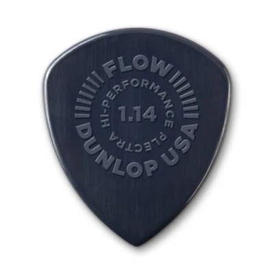 Immagine di Dunlop Plettri Flow in nylon, 1,14 mm, confezione da 12