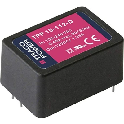 Immagine di TracoPower TPP 15 112 D #####Schaltnetzteil 1.25 A W 12 V/DC 1 pz.