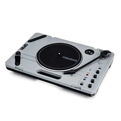 Immagine di Reloop SPIN giradischi portatile per gli amanti del vinile e artisti graffio, eccezionale lo scratch il taglio mobile, streaming audio bluetooth