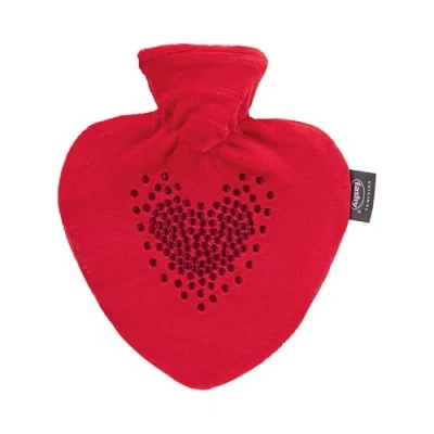 Immagine di Fashy Bottiglia calda con rivestimento e ricamo, colore rosso, 0,7 l