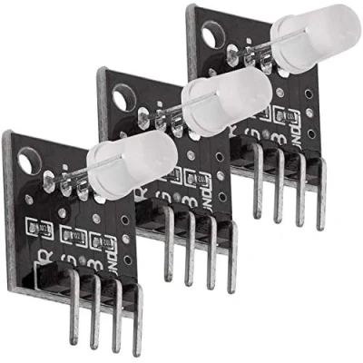 Immagine di AZDelivery 3 x KY 016 FZ0455 Modulo LED RGB a colori compatibile con Arduino incluso un E Book!