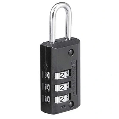 Immagine di Master Lock 646EURD Lucchetto con Combinazione e Corpo in Zinco, Nero
