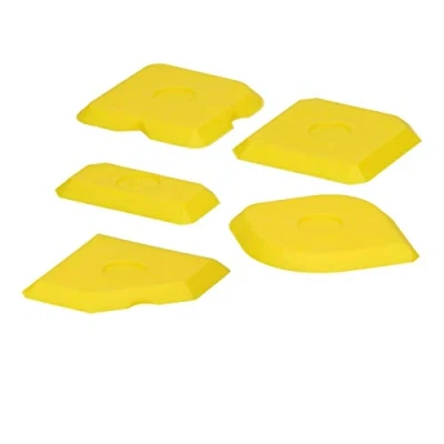 Immagine di ECD Germany Set 5 Pezzi Silicone Strumento di Raschietto Estrattore Fughe per Spatole Sigillante Utensile Smontaggio del Giunti in e Acrilico Spatola