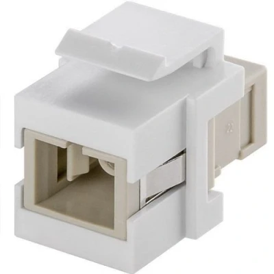 Immagine di CABLEPELADO Keystone a fibra ottica SC Simplex, connettore modulare Accoppiatore Adattatore di Simplex formato keystone,