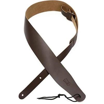 Immagine di LEVY&#039;S, M26 DBR Tracolla per Chitarra, in Pelle conciata al cromo Dark Brown 2 1/2&quot;, Larga 1/2&quot; (6.35 cm), Lunghezza Regolabile fino a 51&quot; (129.54 Colore