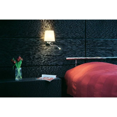 Immagine di SLV Coupa FlexLed 149452 Lampada da parete G9 43 W Lampadina Alogena Grigio Argento, Bianco