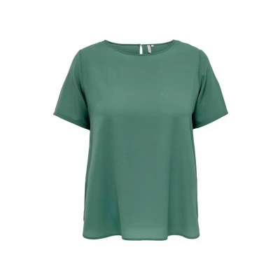 Immagine di ONLY Carmakoma Carvica Tshirt con stampa, Donna, Taglia: 42, Balsam green