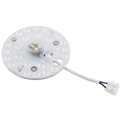 Immagine di McShine Kit di conversione modulo LED per plafoniere e applique Supporto magnetico, Ø 12,5 cm, 12 W, 1050 lm, bianco neutro, 4000 K, regolabile step