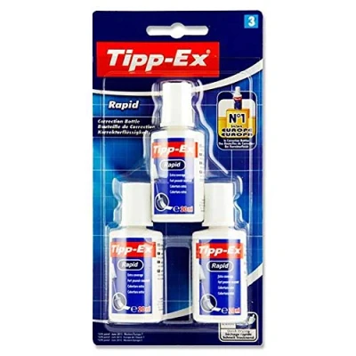 Immagine di Tipp Ex Rapid Correction Fluid 20 ml, confezione da 2+1