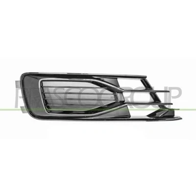 Immagine di PRASCO AD0402123 Griglia Paraurti senza foro/fori per fendinebbia anteriore Dx lucente AUDI: A6 C7 Avant, Sedan