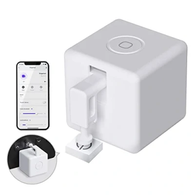 Immagine di MOES Fingerbot Plus Smart Switch Toggle, Pulsante intelligente Pusher con controllo touch,Compatibile Life/Tuya APP，per Alexa/Google Home e Timer Controllo，MOES BLE HUB richiesto