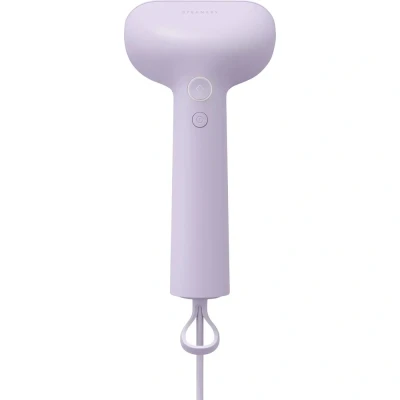 Immagine di Steamery Ferro da stiro a vapore portatile Cirrus X, 1200 W, emissione di 20 g/min, riscaldamento in secondi, portatile, stile minimalistico, design scandinavo, Viola