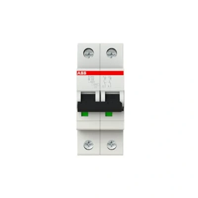 Immagine di ABB S202 B32 INTERRUTTORE AUTOMATICO 6KA 2P, White