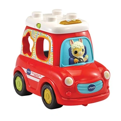 Immagine di VTECH auto di figure Giocattolo per bambini + 12 mesi Veicolo interattivo con incastro Più 60 canzoni, melodie, frasi e suoni Versione ESP Multicolore, Colore, 3480 537422