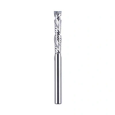 Immagine di SpeTool Frese per Legno Diametro Gambo 8mm Fresa Elicoidale a Spirale Compressione HRC55 Scanalatura Canali CNC Up&amp;Down Lunghezza di Taglio 45mm in Metallo duro Incisione su