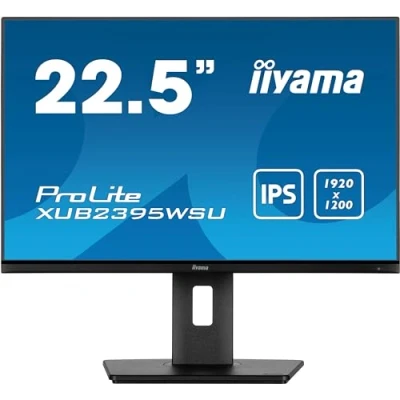 Immagine di Iiyama ProLite Monitor LED ERP E (A G) 57.2 cm (22.5 pollici) 1920 x 1080 Pixel 16:10 4 ms HDMI ™, DisplayPort, Cuffie (jack da 3,5 mm), USB 2.0, VGA IPS