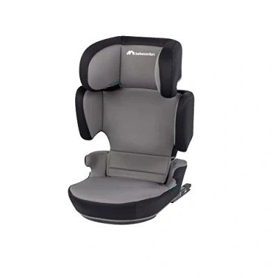 Immagine di Bebeconfort Road Fix i Size Seggiolino Auto Isofix 15 36 kg Gruppo 2/3 per bambini 100 150 cm, circa 3,5 12 anni, pieghevole portatile da viaggio, regolabile in altezza, Colore Grey Mist