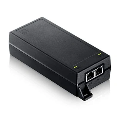 Immagine di ZYXEL Powerinjector a porta singola 1 2.5 5G MultiGig 802.3bt PoE++ iniettore Plug and Play semplice IEEE 802.3af/at/bt compatibili con AP LAN wireless, telefoni IP fino 60W [POE12 60W]