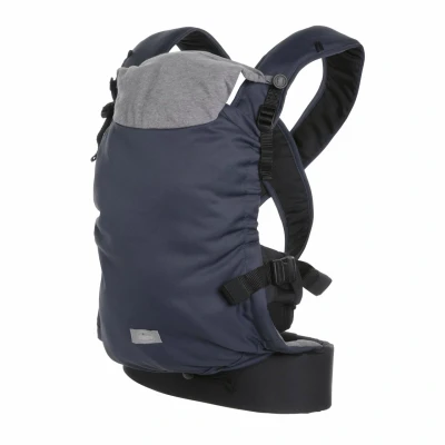 Immagine di Chicco Skin Fit, Marsupio per Neonati Ergonomico, Bambini da 0 Mesi a 9 kg, Regolabile, Ottimo le Anche dei Bebè, Con Spallacci Incrociati e Imbottiti, Cintura Addominale, Cappuccio, Blu