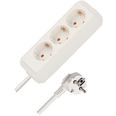Immagine di Brennenstuhl 1158610015 Multipresa 3 scomparti Bianco Schuko 1 pz.