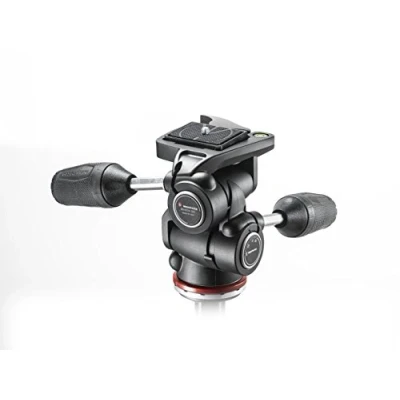 Immagine di Manfrotto MH804 3W, MK II Testa a 3 Vie in Adapto con Leve Richiudibili, Controllo Assi Indipendente, Manopole Ergonomiche Gomma, per Reflex, CSC, Mirrorless