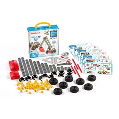 Immagine di Miniland (ERGUH) ATTIVITY MECANIKO 81 PCS Gioco di attività, Multicolore, 32656
