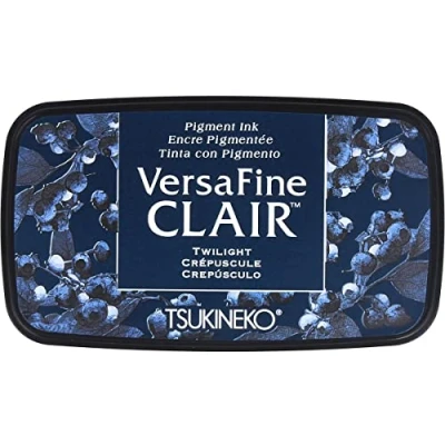 Immagine di Tsukineko Twilight Versafine Clair Blocco di Inchiostro, Materiale Sintetico, Blu, 5.6 x 9.7 2.3 cm