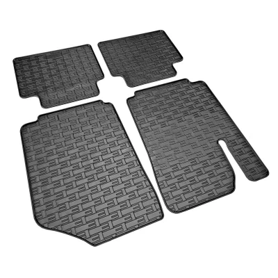 Immagine di AutoStyle Set tappetino Gomma piena anteriore e posteriore 4 nero CK RSR01