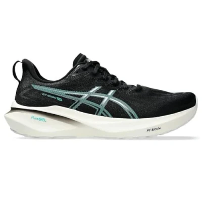 Immagine di Asics GT2000 13 Scarpe da corsa su strada, Uomo, Taglia: 42, Black/wave teal Tessuto / sintetico